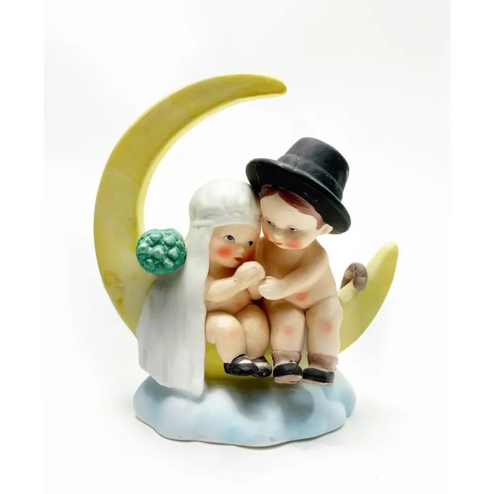 VTG Porcelain Newly Weds Figurine, The Heirloom Tradition, 1985
